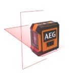 Livella laser Rosso AEG 2 linee CLR215-B