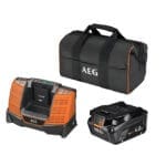 Kit AEG caricabatterie e 1 batteria 18V 4.0 Ah HD SET L1840SHD