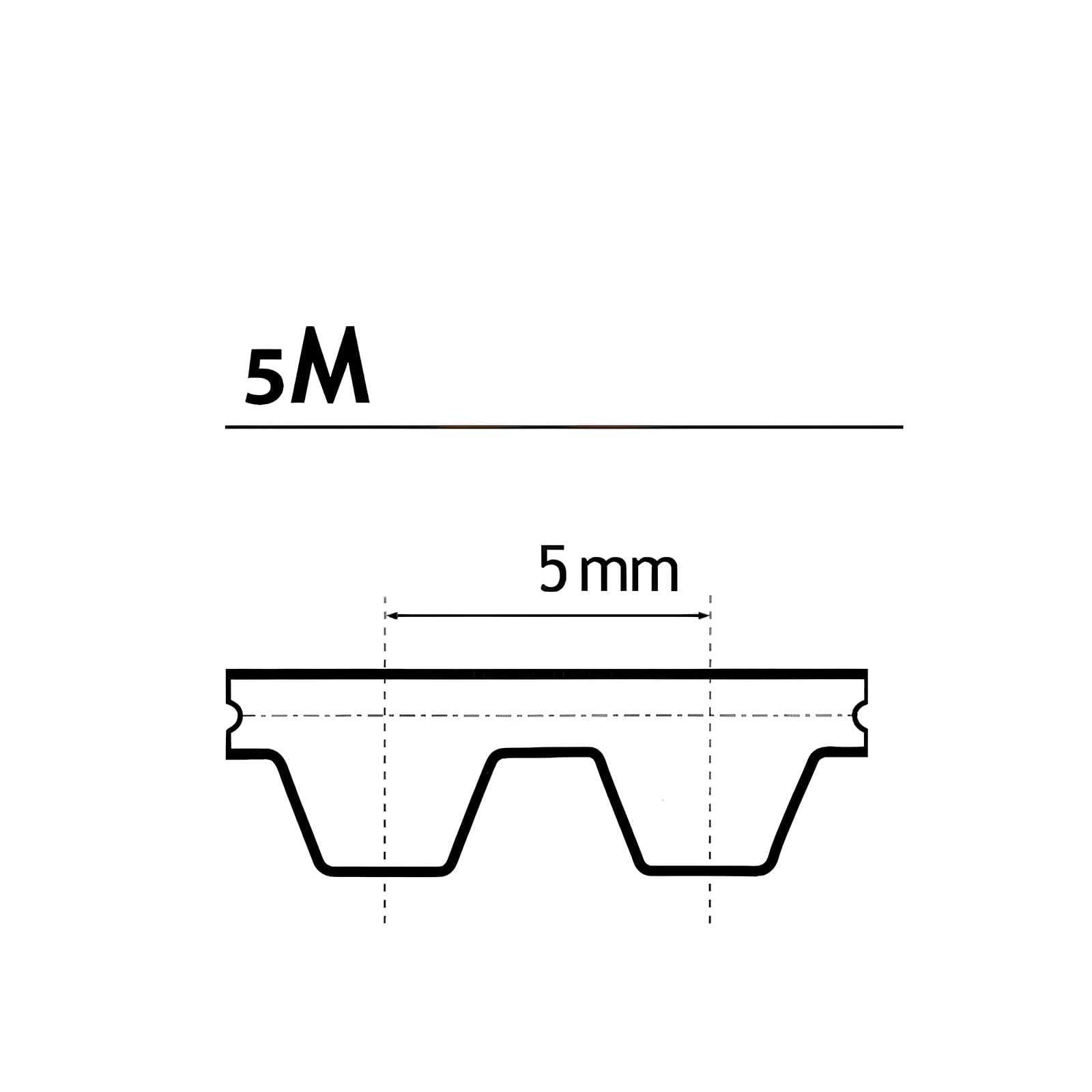 21319 -- 000 (21854) 280 5M 10 Cinghia - immagine 1
