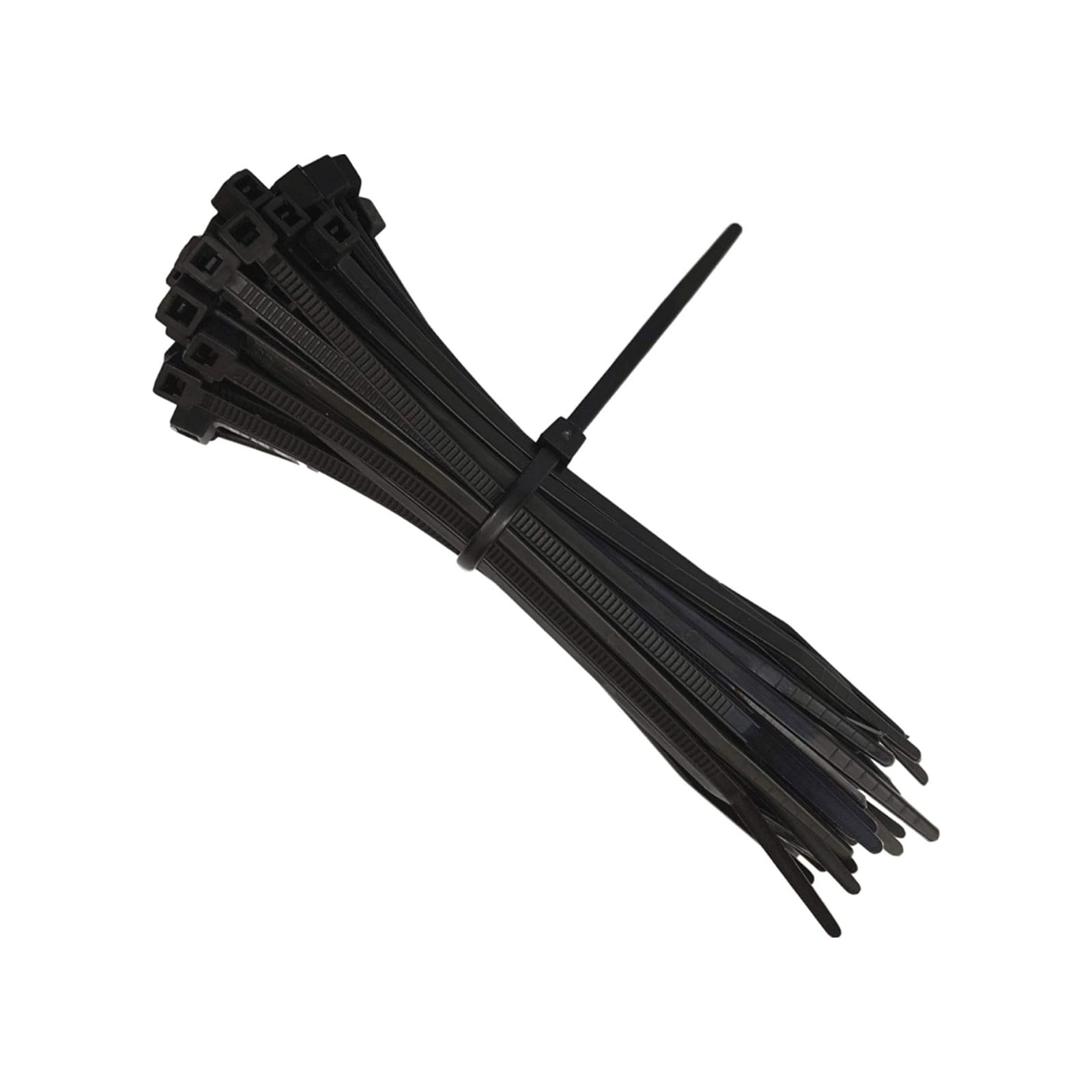 18694 -- 000 (19185) Fascette in Nylon NERE 1225 - 100 pz - immagine 1